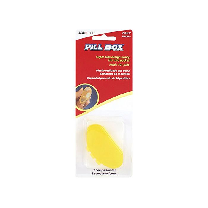 Acu Life Daily Pill Box Kidney Shaped